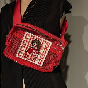 Red Chiefs Clear Crossbody Bag